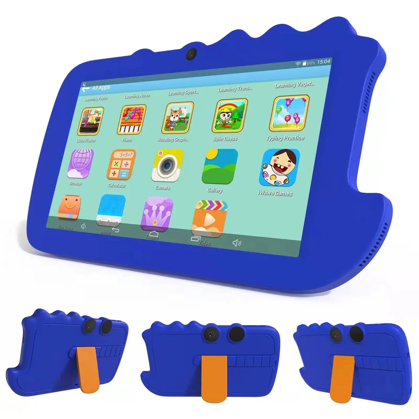 QPS Best Gift 7 inch Kids Tablet Children Pre-Installed Educational APP Android Tablet Pc for Boys Girls