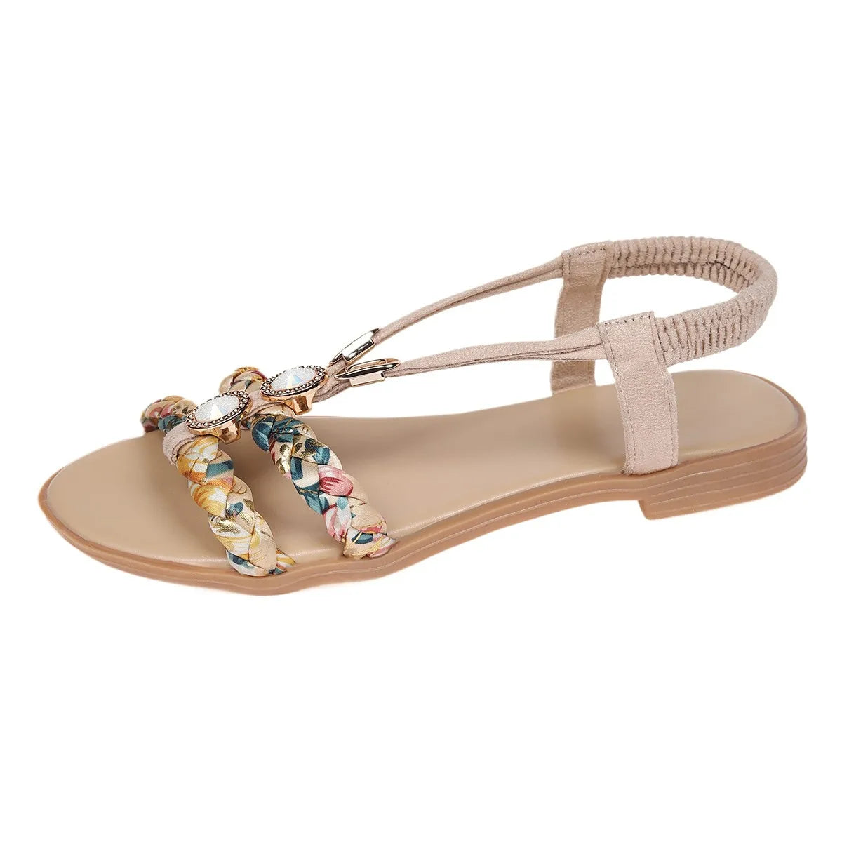 Summer Women Shoes Soft Sole Wedge Sandals Boho Fashion Beach Flip Flops