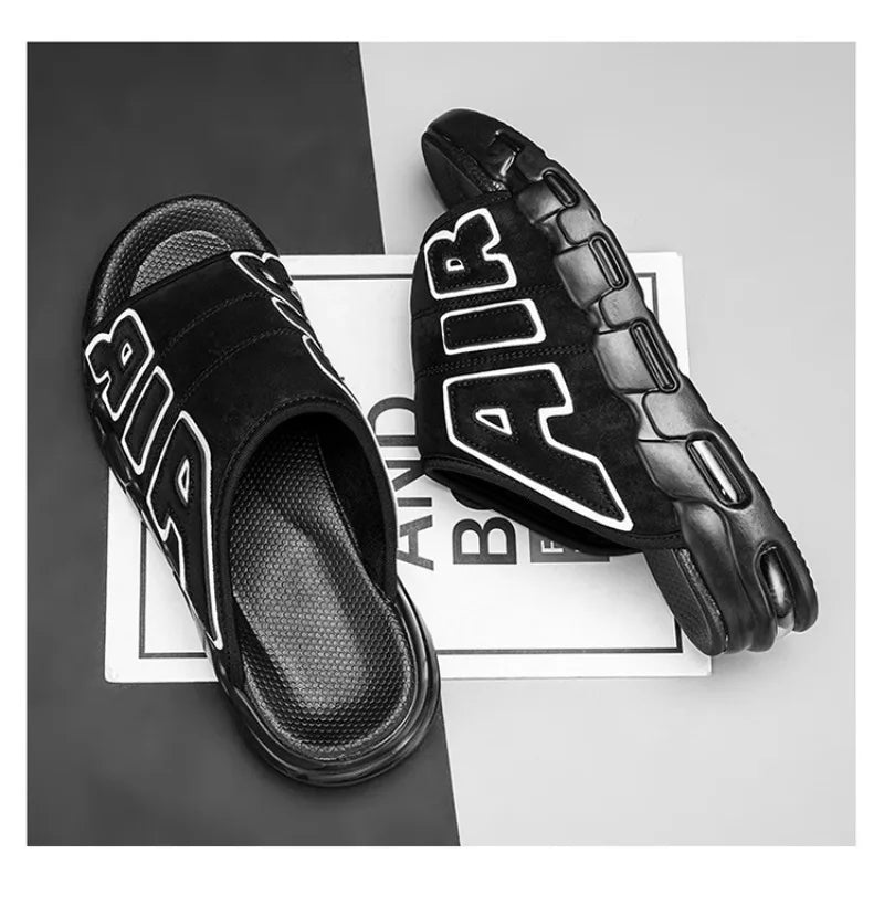 Men Slippers Man Air Cushion Designer Slippers Men's Flip Flops