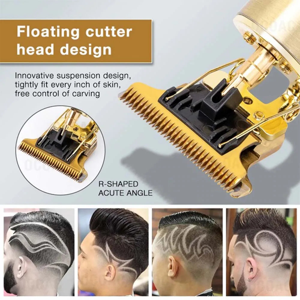USB Rechargeable Electric Hair Clipper, Cordless Hair Trimmer Set For Hair Cutting