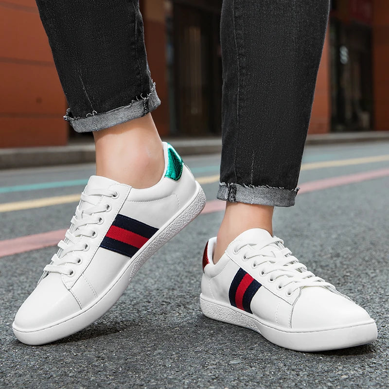 Leather Comfortable Walking Shoes Luxury Design Original Skate Shoes for Men