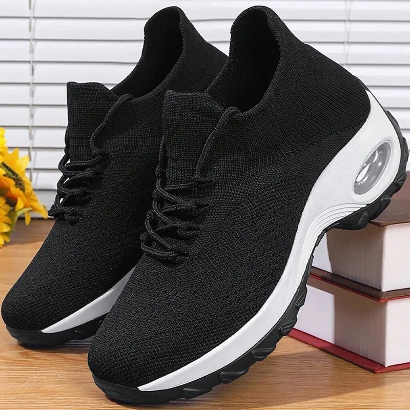 Women Sneakers Outdoor Running Air Cushion Sport Shoes Increase