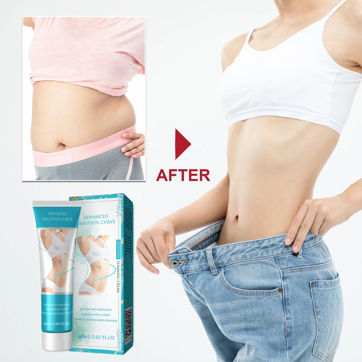 Advanced Beautiful Curve Slimming Body Care Mild Not Irritating Elastic
