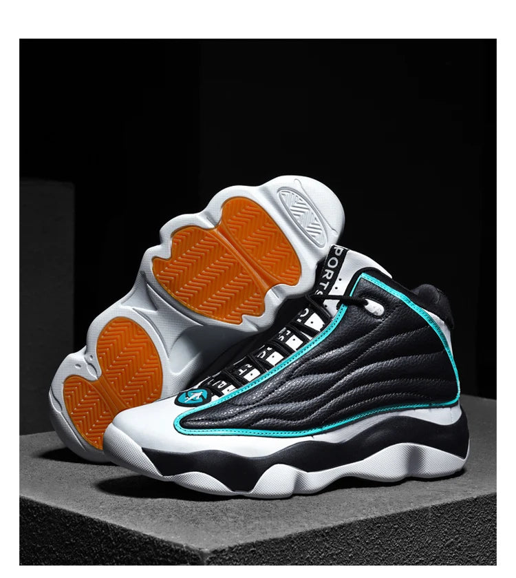 High Quality Basketball Shoes Men Sneakers Boys Basket Shoes Autumn High Top