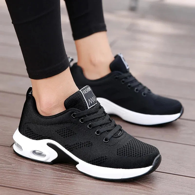 Women Sneakers Outdoor Running Air Cushion Sport Shoes Increase