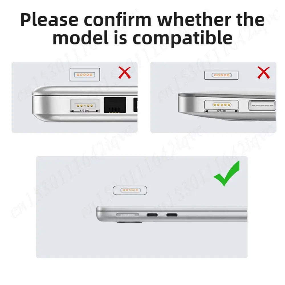 100W USB Type C to for Magsafe 3 Magnetic Charger Charging Adapter PD3. MacBook Air/Pro