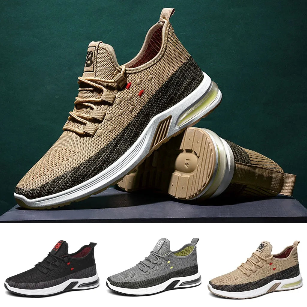 Men's Casual Shoes High Top Breathable Shoes Men Running Shoes Summer Sport