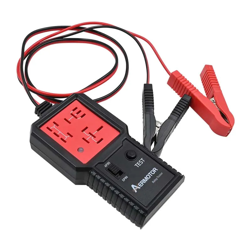 Aermotor 12-24V Car Relay Tester Electronic Automotive Relay Detector Auto Battery