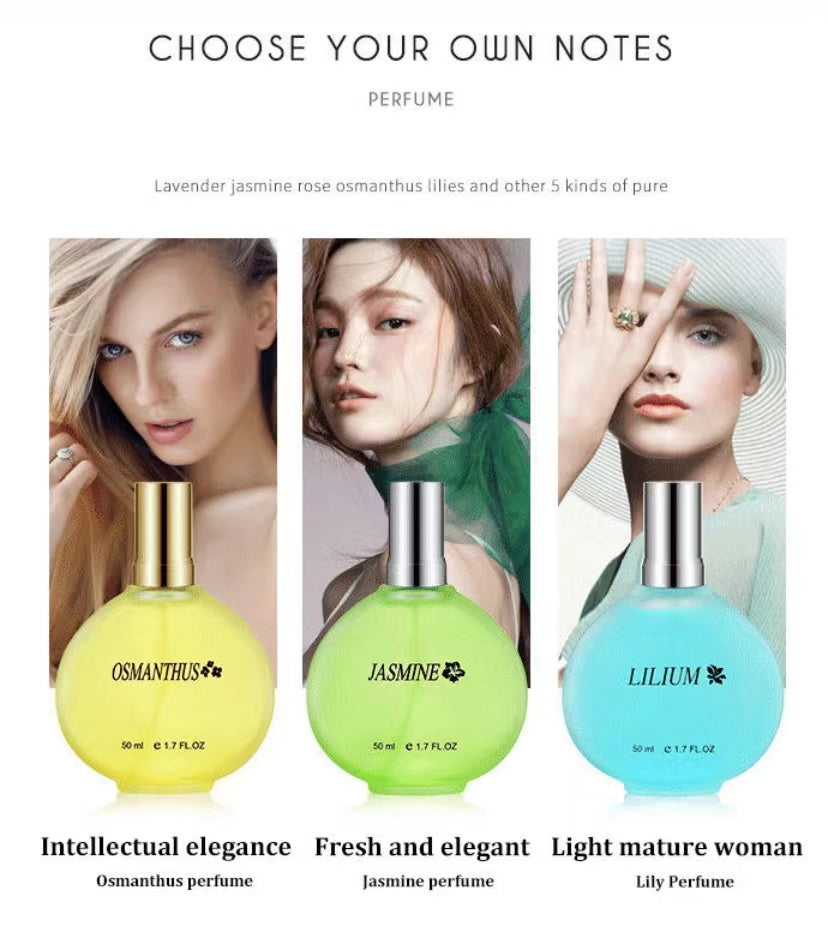 Women's Perfume, Fresh Flower Lasting Fragrance, Romantic Long-Lasting Eau De Parfum