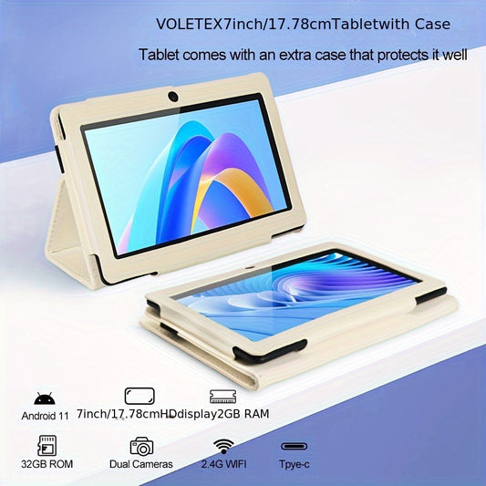 ATMPC 7-Inch for Android Tablet - Quad Core, HD IPS Display, Dual Cameras