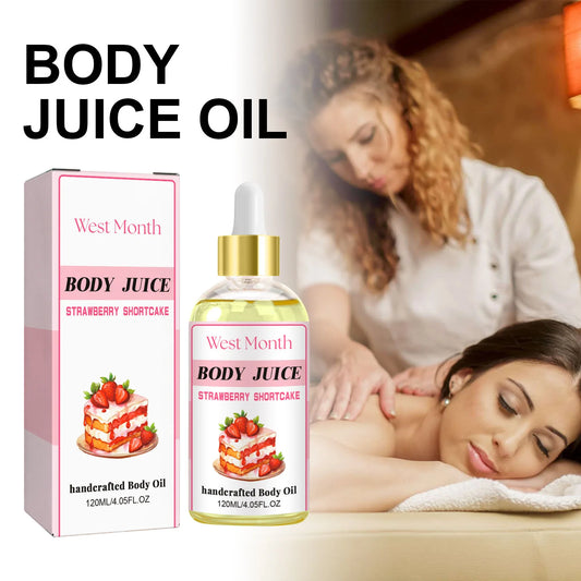Body Juice Massage Oil Strawberry Serum Body Drops Oil Moisturize Body