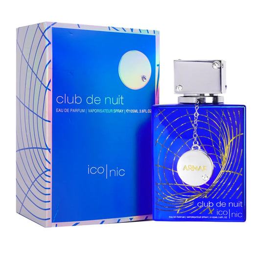 Armaf Club de Nuit Blue Iconic for Men Eau de Parfum Spray, 3.6 Ounce