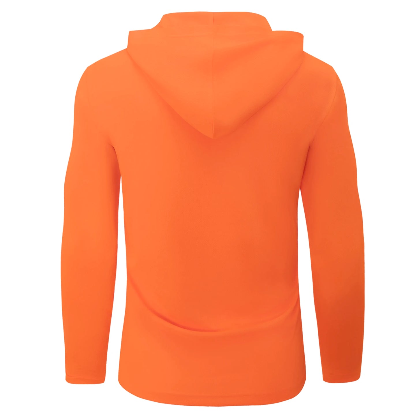 Men's five piece sports long sleeved T-shirt, hooded solid color breathable