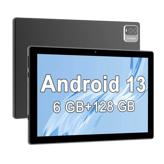 Android 13 Tablet 2024 New 10-inch Tablet 6GB+6GB RAM + 128GB ROM + 1TB Expansion