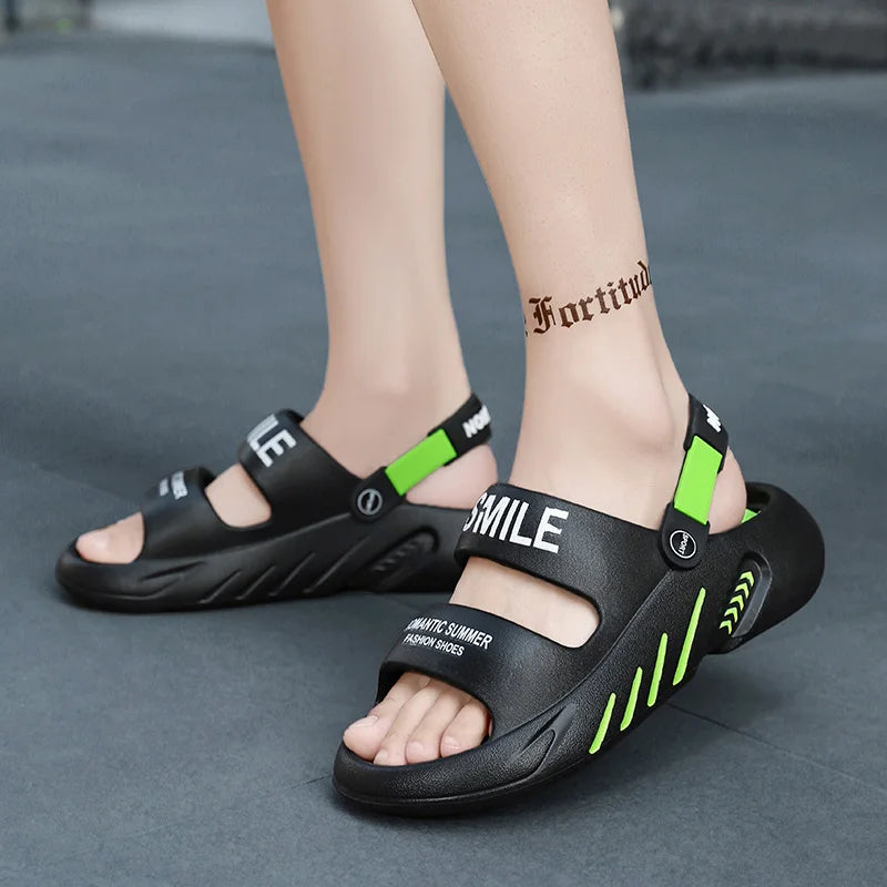 Men's Massage Slippers Outdoor Sandals Beach Comfortable Soft Slides