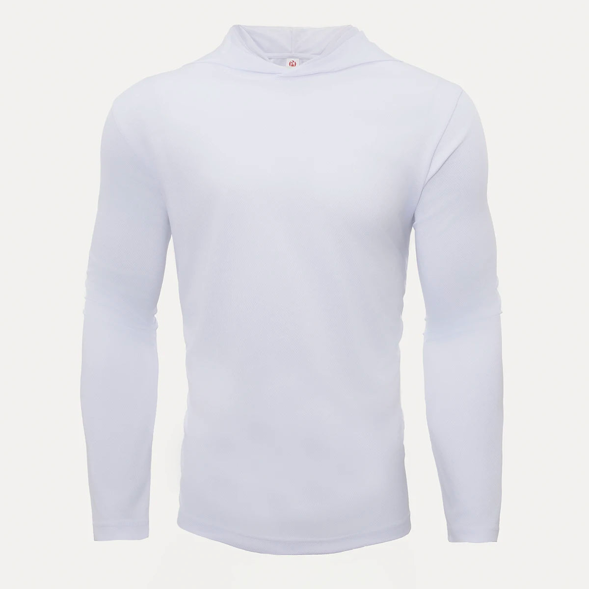 Men's five piece sports long sleeved T-shirt, hooded solid color breathable