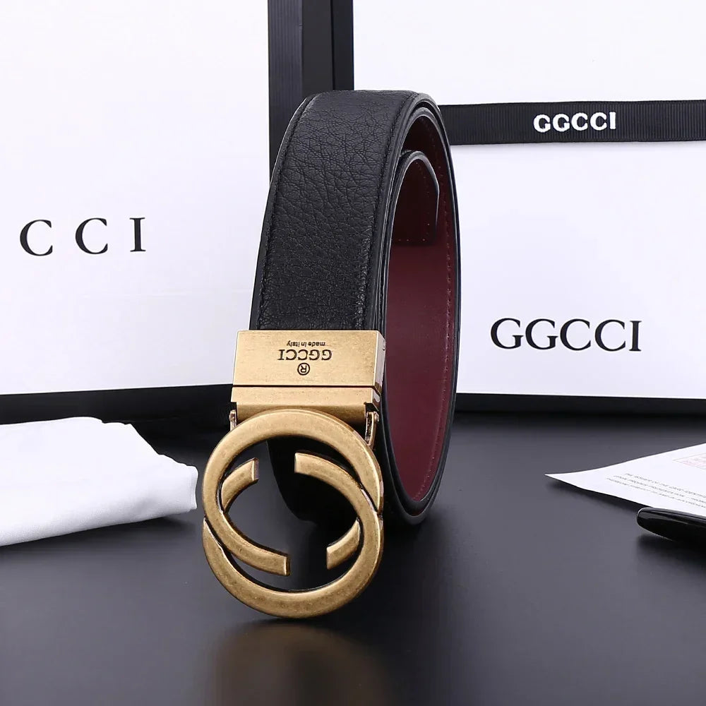 Fashionable Light Luxury High-end Belt Metal Retro Letter Belt Buckle Simple Design