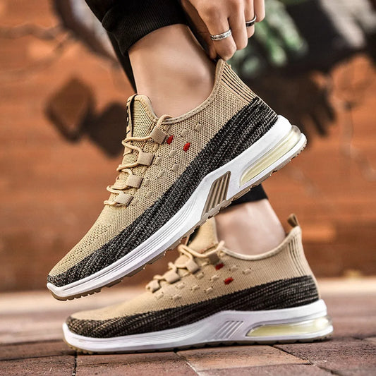 Men's Casual Shoes High Top Breathable Shoes Men Running Shoes Summer Sport