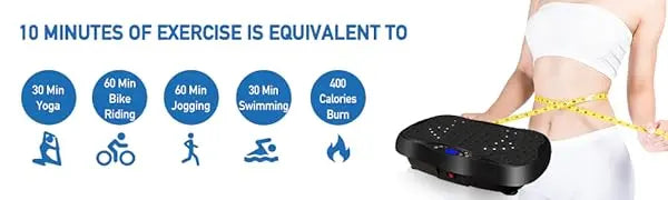 Plate Exercise Machine with Remote Control, Vibration Platform