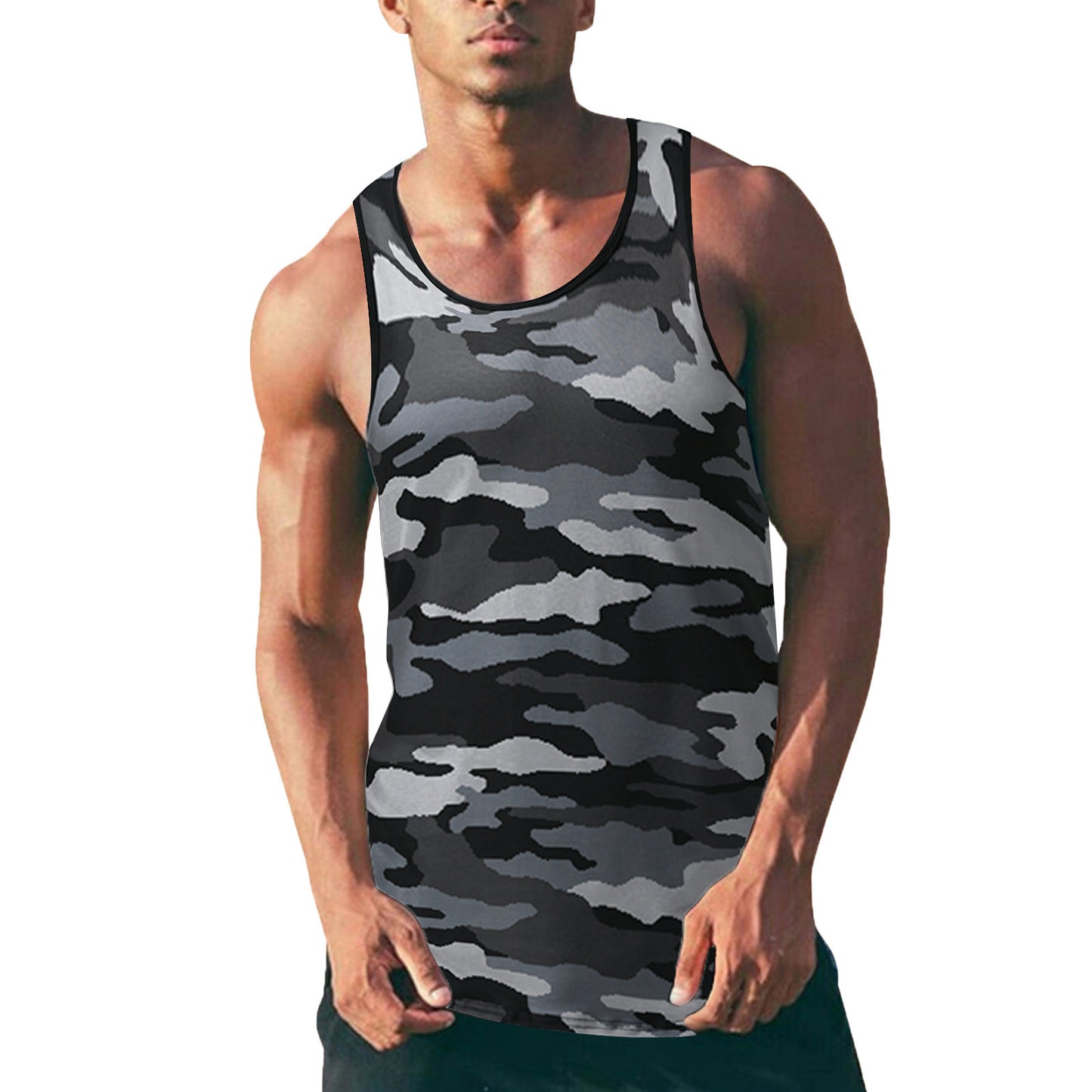 Sports Beach Vest Males Gym Clothing Bodybuilding Sleeveless Shirt
