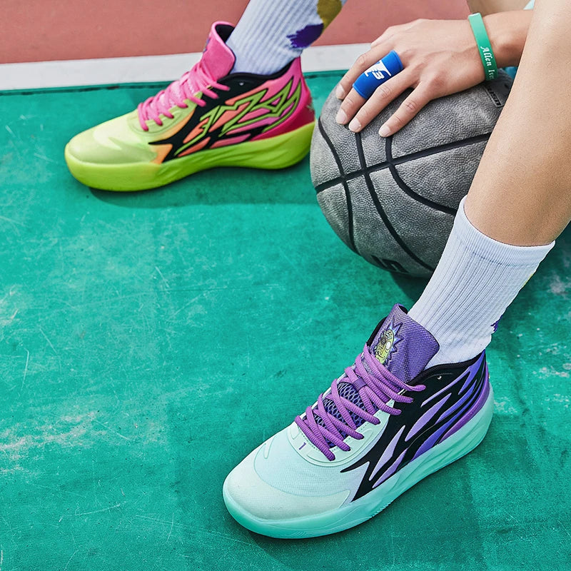 Men Sneakers Fashion Basketball Shoes For Man Training Sports Colorful Non-Slip