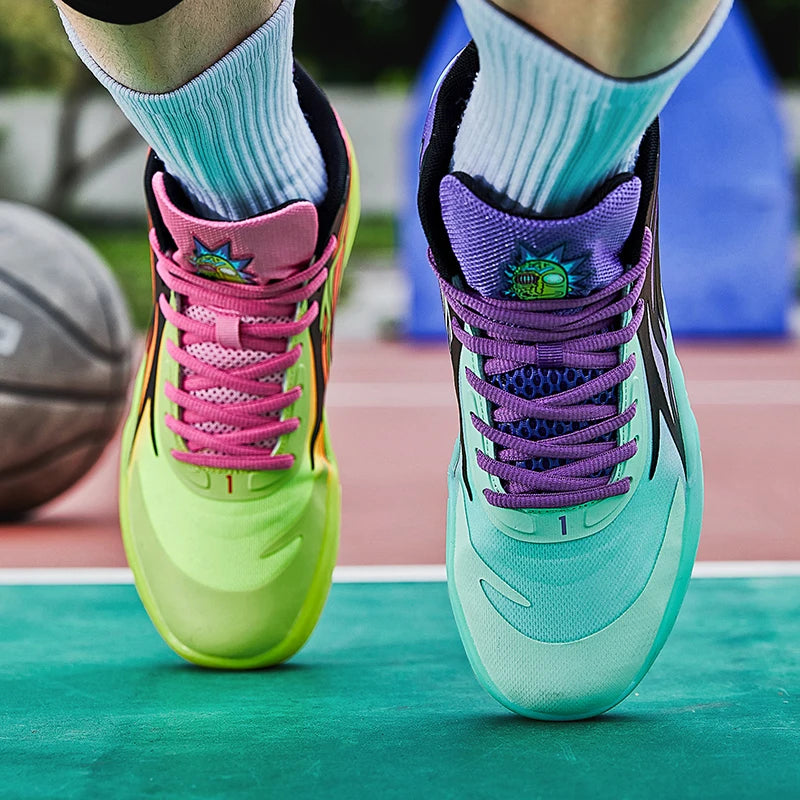 Men Sneakers Fashion Basketball Shoes For Man Training Sports Colorful Non-Slip