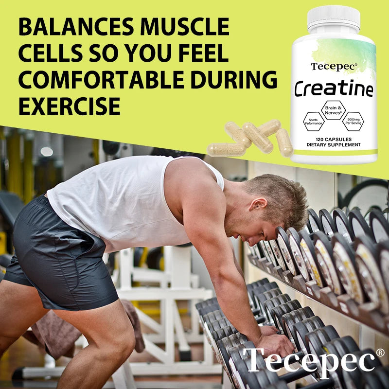 Supports Muscle, Performance & Strength, Recovery, Brain Function, 120 Capsules