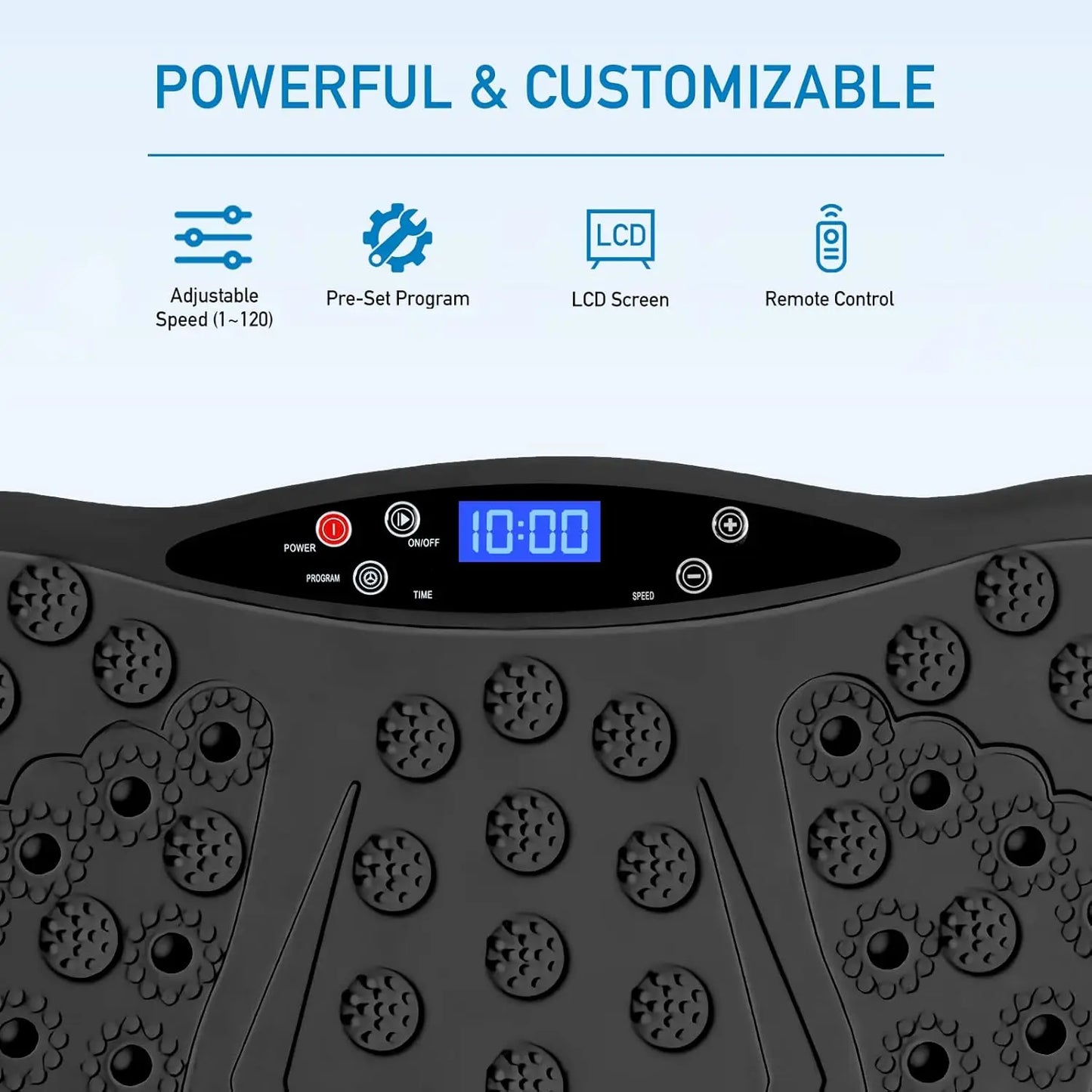Plate Exercise Machine with Remote Control, Vibration Platform