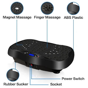 Plate Exercise Machine with Remote Control, Vibration Platform
