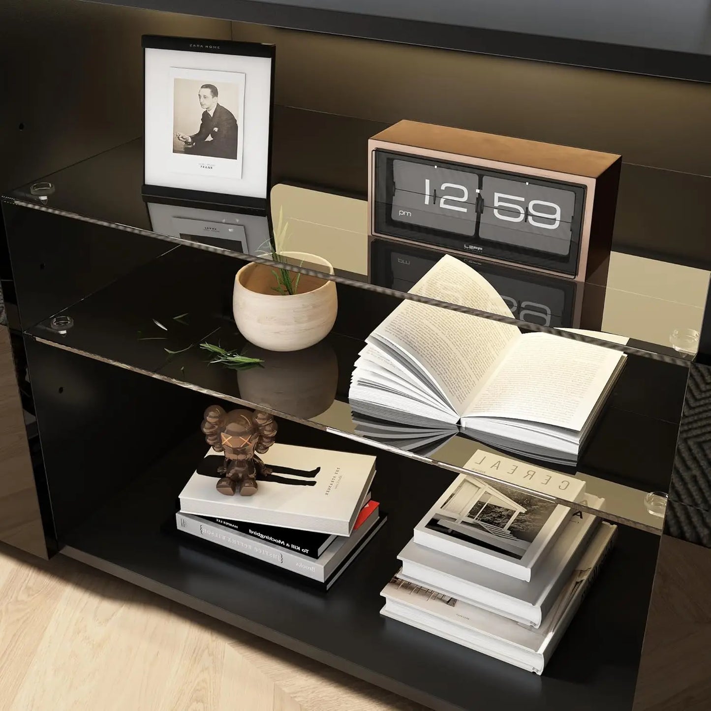 LED TV Stand for 60/65 inch TV Television Table Center Media Console