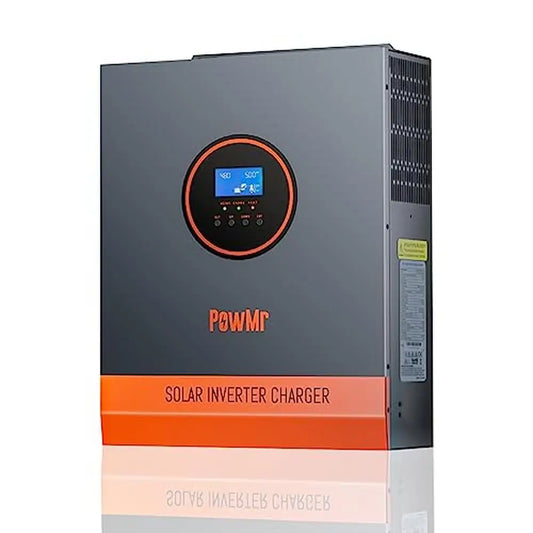 5000W Hybrid Solar Inverter Charger 48V DC 110V AC MPPT Controller LCD Display