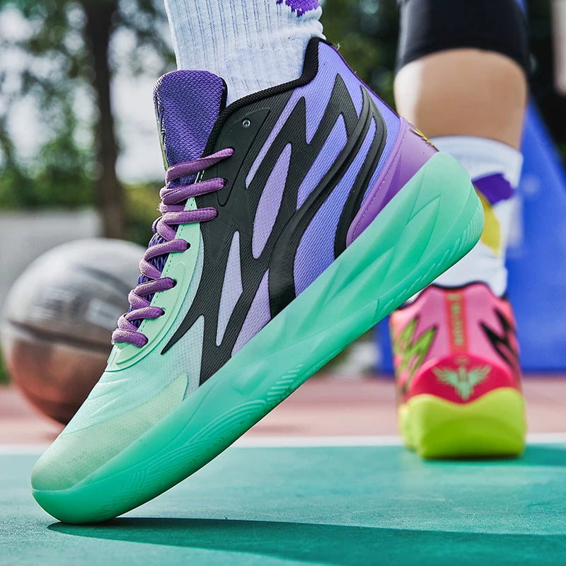 Men Sneakers Fashion Basketball Shoes For Man Training Sports Colorful Non-Slip