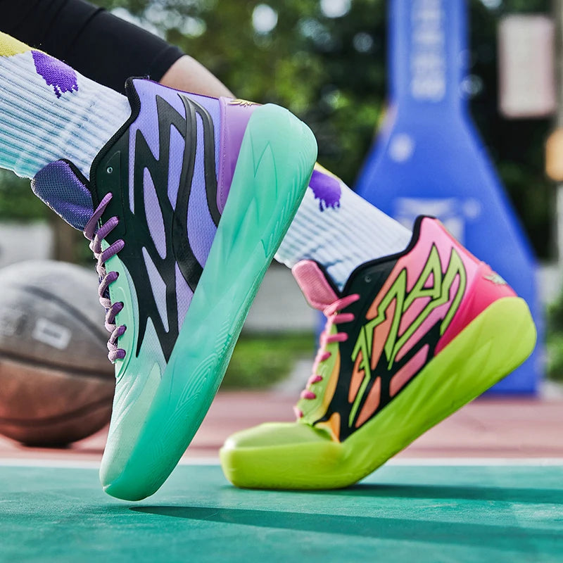 Men Sneakers Fashion Basketball Shoes For Man Training Sports Colorful Non-Slip