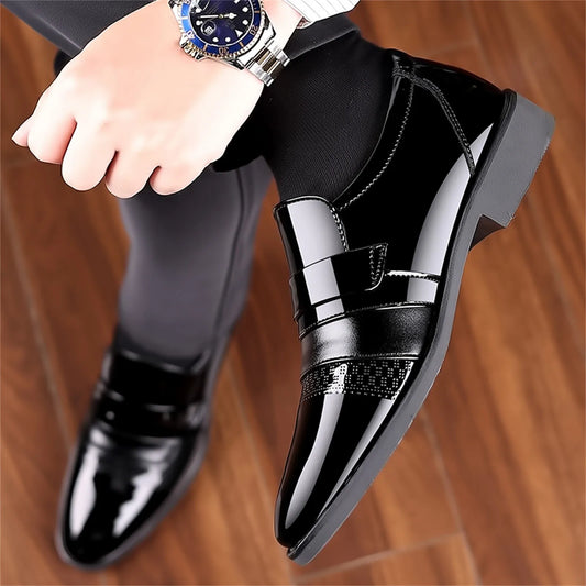 Leather Boxing Shoes for Men Fashion Summer And Autumn Men Leather