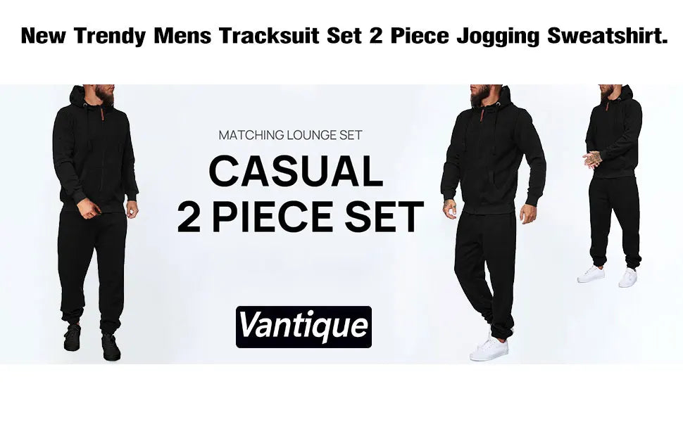 Sweat suits men Tracksuits 2 Piece sets Athletic Jogging suits Hoodie Casual
