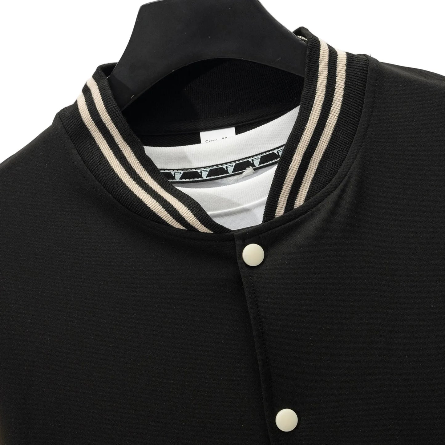 Baseball Suit Stand Collar Cardigan Coat Matching Color Sports Pant Male 2pcs