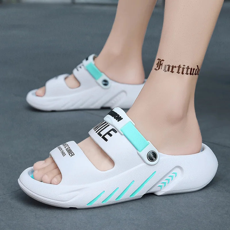 Men's Massage Slippers Outdoor Sandals Beach Comfortable Soft Slides
