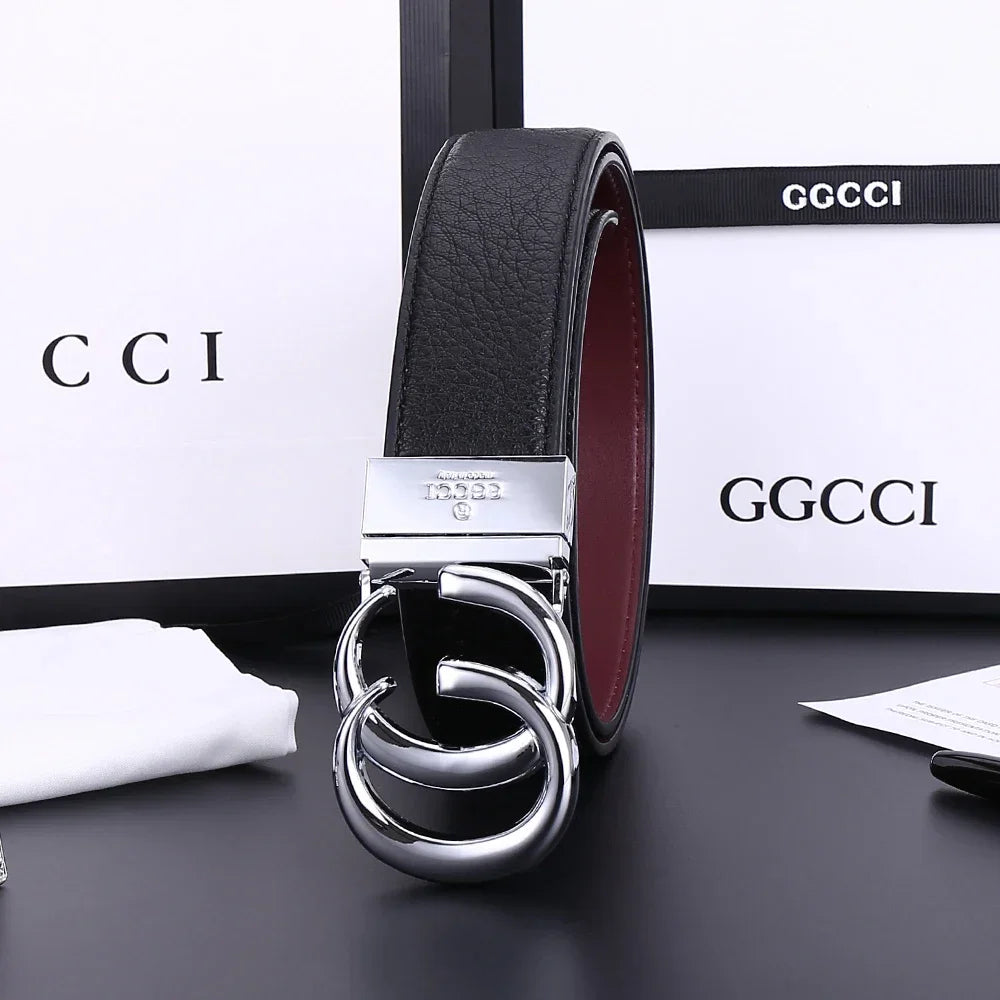 Fashionable Light Luxury High-end Belt Metal Retro Letter Belt Buckle Simple Design