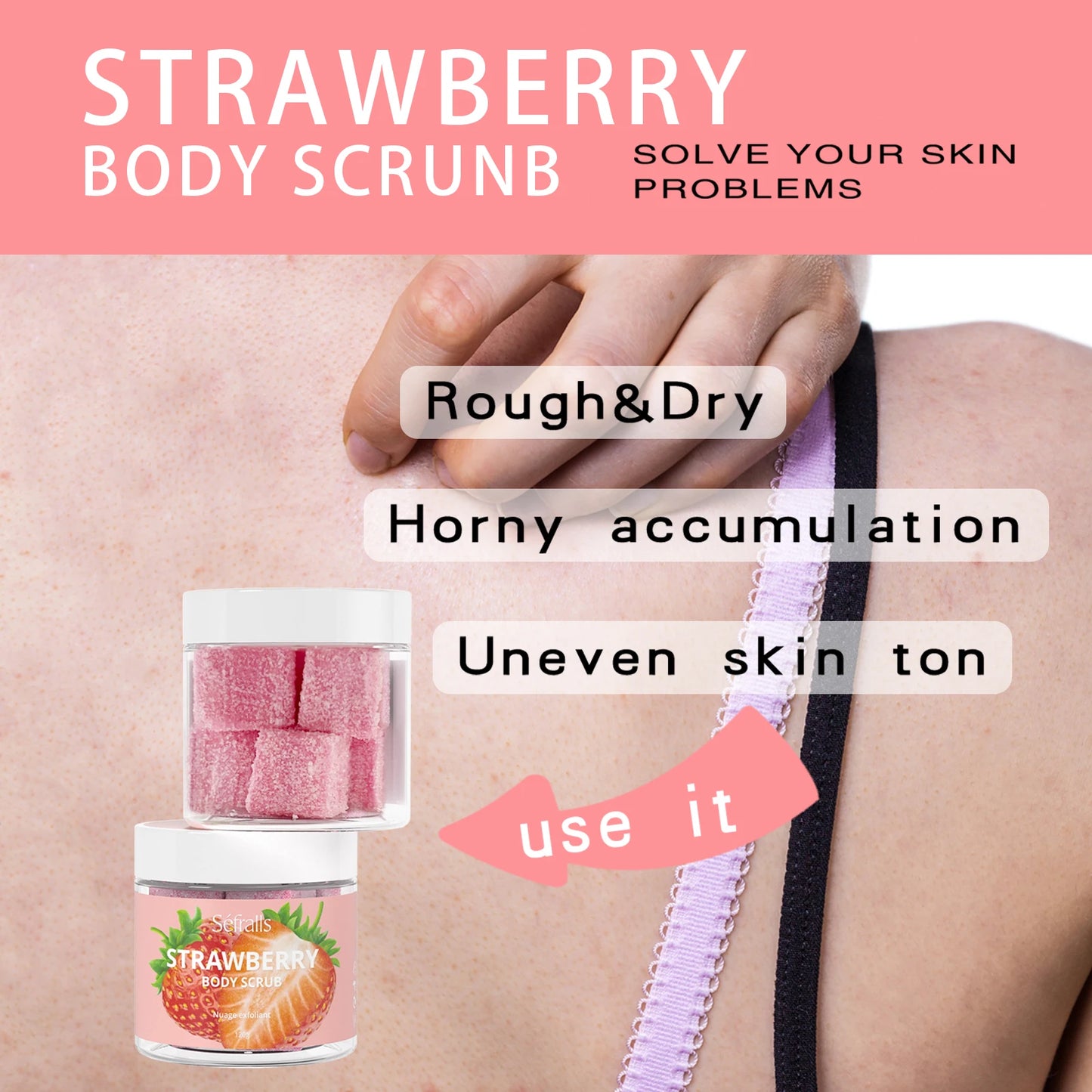 Hydrating Body Scrub Sugar Scrub Moisturize Smooth Cleansing Skin