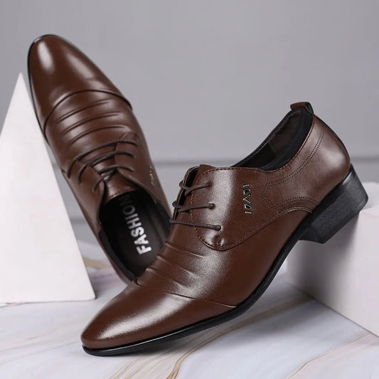 Shoes Leather Shoes Business Dress Business Leather Shoes All-Match