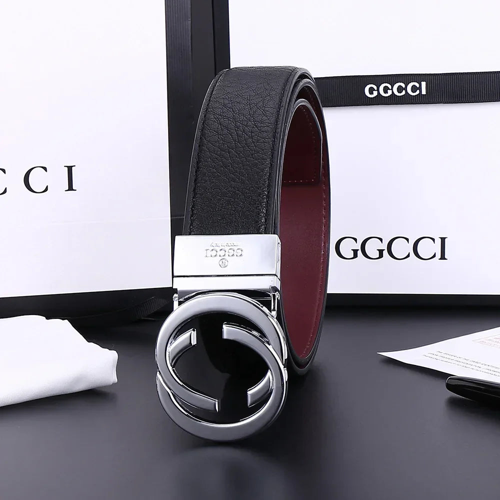 Fashionable Light Luxury High-end Belt Metal Retro Letter Belt Buckle Simple Design