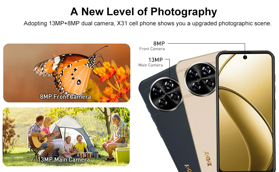 XGODY X31 New,Cell phone,6.5 inch,3GB RAM,64GB ROM,Smartphone Android,
