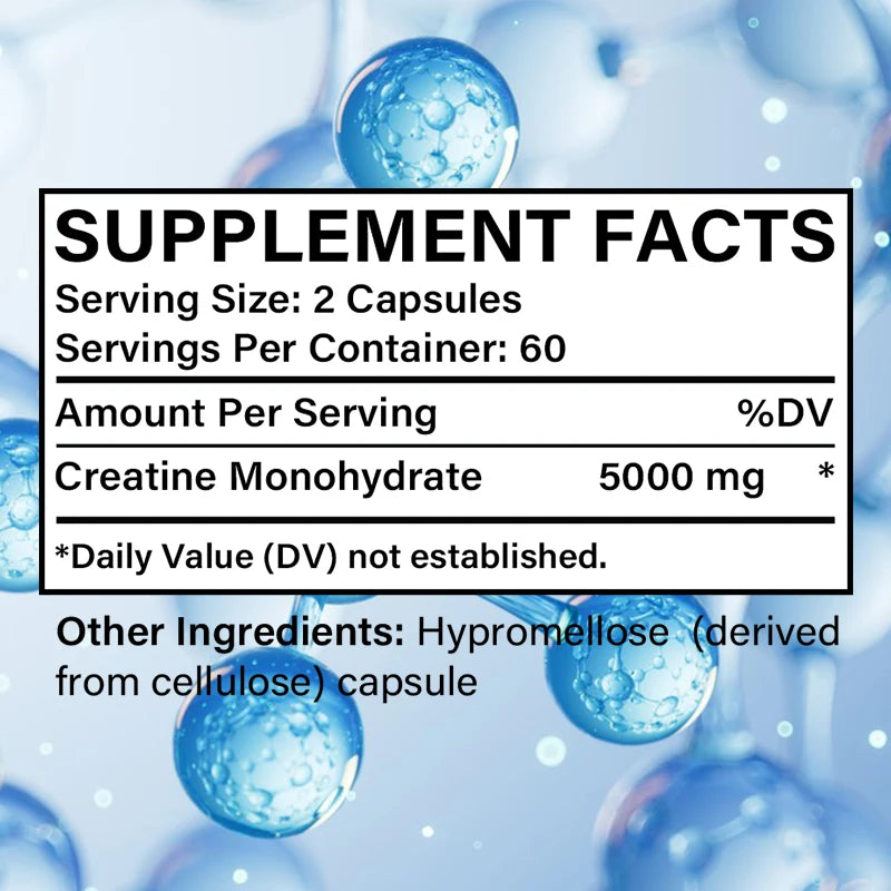Supports Muscle, Performance & Strength, Recovery, Brain Function, 120 Capsules