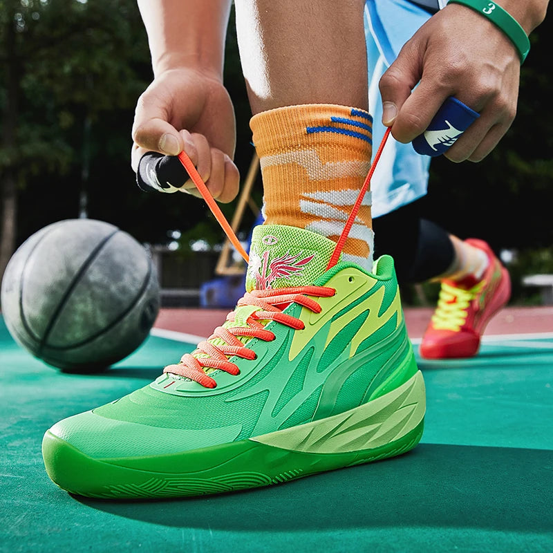 Men Sneakers Fashion Basketball Shoes For Man Training Sports Colorful Non-Slip