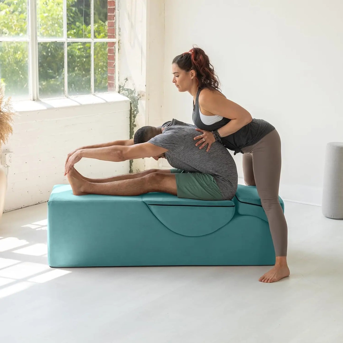 Kami Convertible Chaise/Bed Bench for Yoga & Massage - 2-in-1 End of Bed