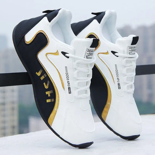 Breathable Solid Color Slip Men Driving Shoes Spring And Autumn