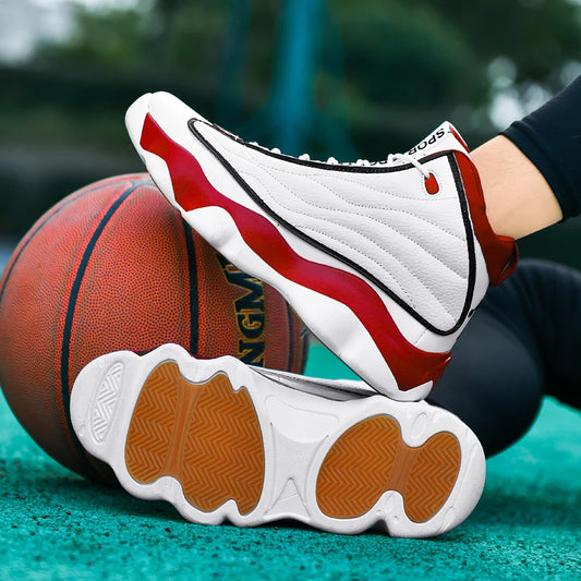 High Quality Basketball Shoes Men Sneakers Boys Basket Shoes Autumn High Top