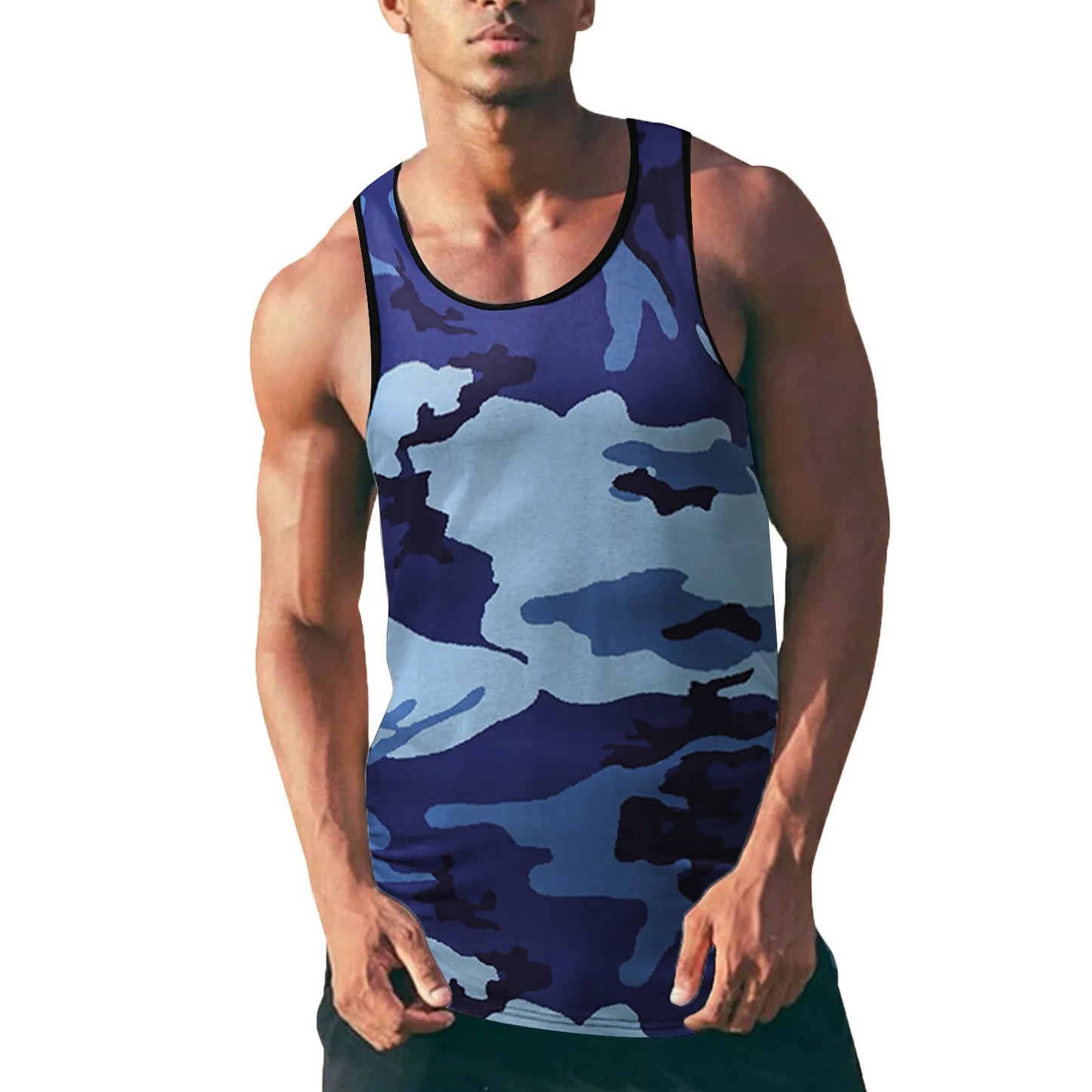 Sports Beach Vest Males Gym Clothing Bodybuilding Sleeveless Shirt