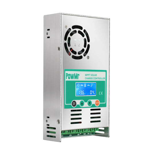 Powmr MPPT Solar Charge Controller 60A 12V 24V 36V 48V Solar Regulator